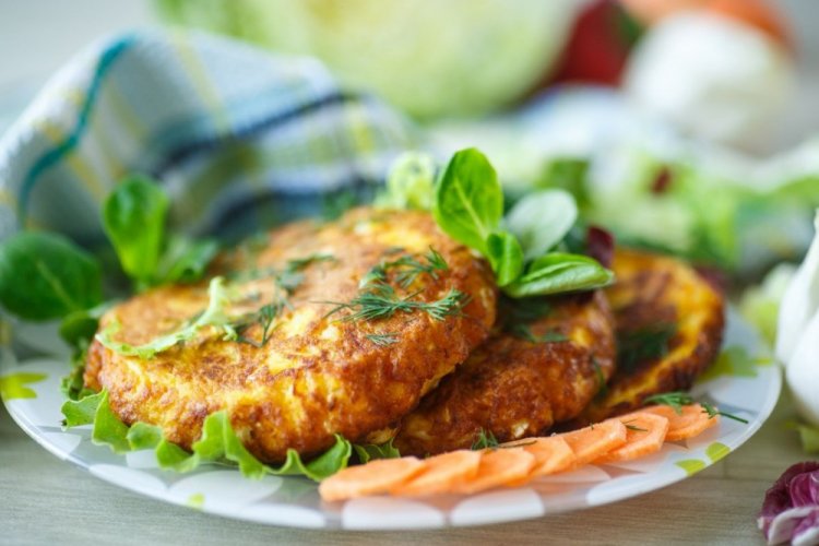 Tortitas de calabacín con carne