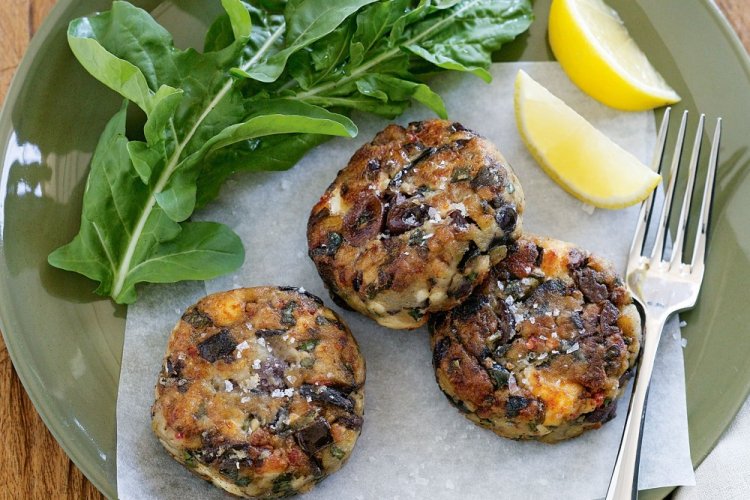 Zucchini and Eggplant Fritters