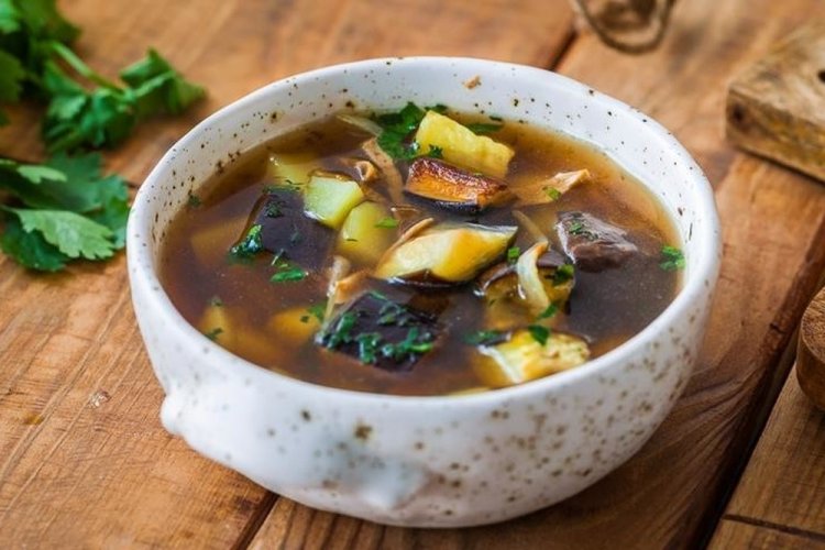 Meatless Zucchini and Eggplant Soup