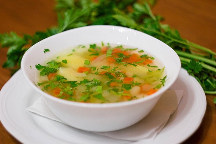 Lenten Zucchini Soup with Beans