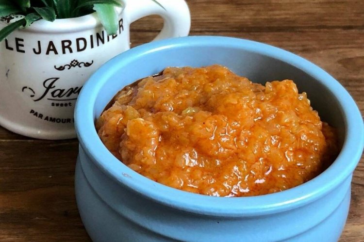 Zucchini Caviar with Mayonnaise and Krasnodar Sauce