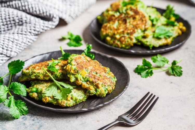 Zucchini Fritters with Broccoli and Cheese