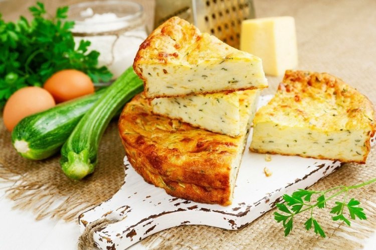 Healthy Cottage Cheese Bake with Zucchini