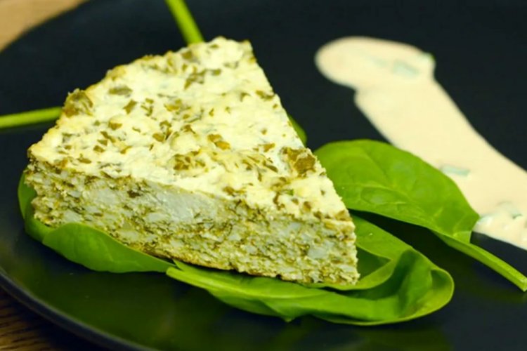 Cottage Cheese Bake with Spinach