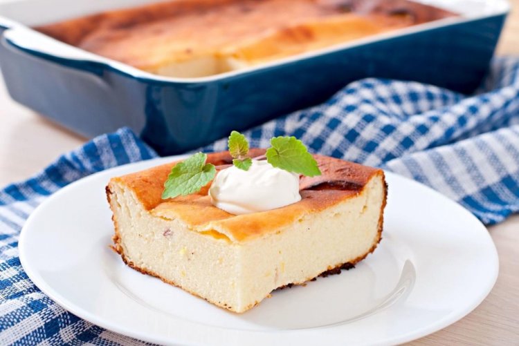 Eggless Cottage Cheese Bake