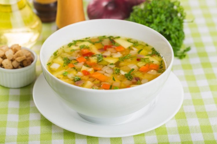 Vegetable Soup with Zucchini