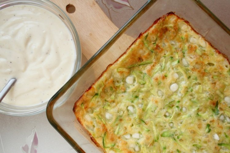Cottage Cheese and Zucchini Casserole