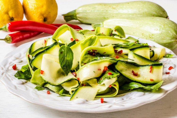 Zucchini and Squash Salad