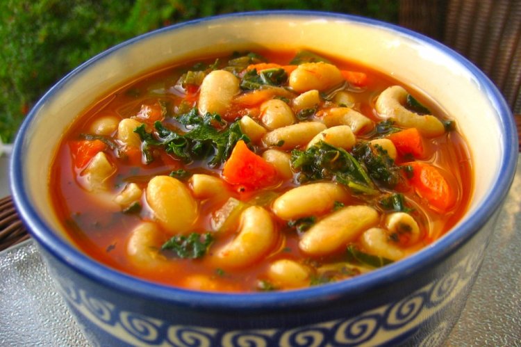 Soup with Pasta and Canned Meat