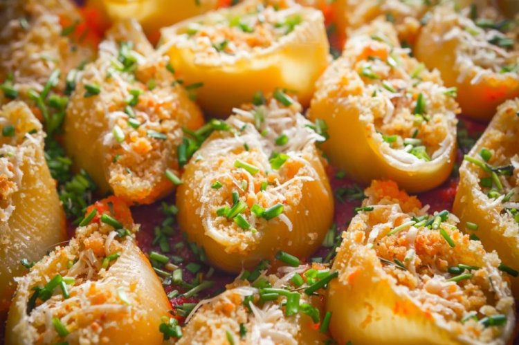 Stuffed Pasta in the Oven