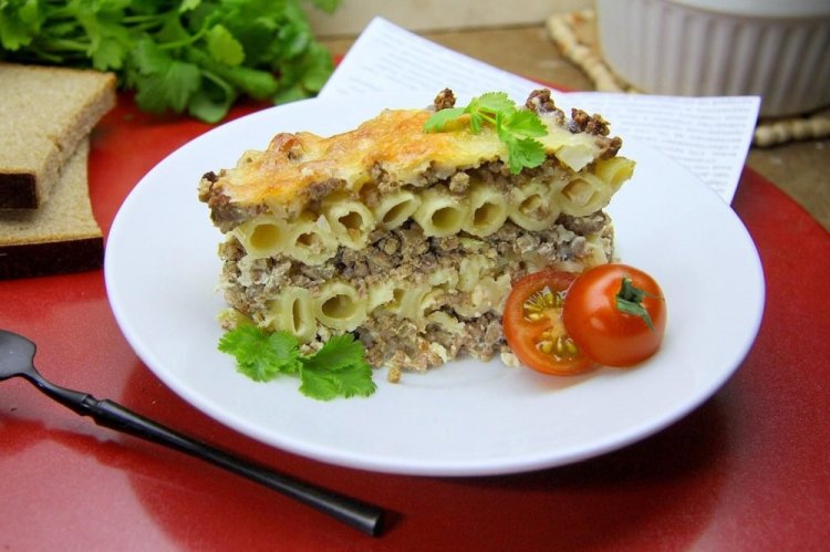 Pasta Bake with Ground Meat