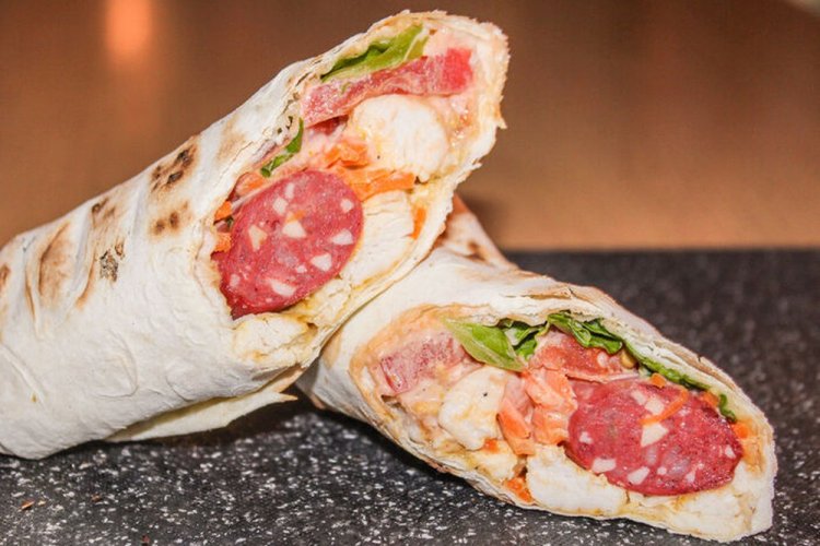 Hot Dog with Hunter's Sausages in Lavash