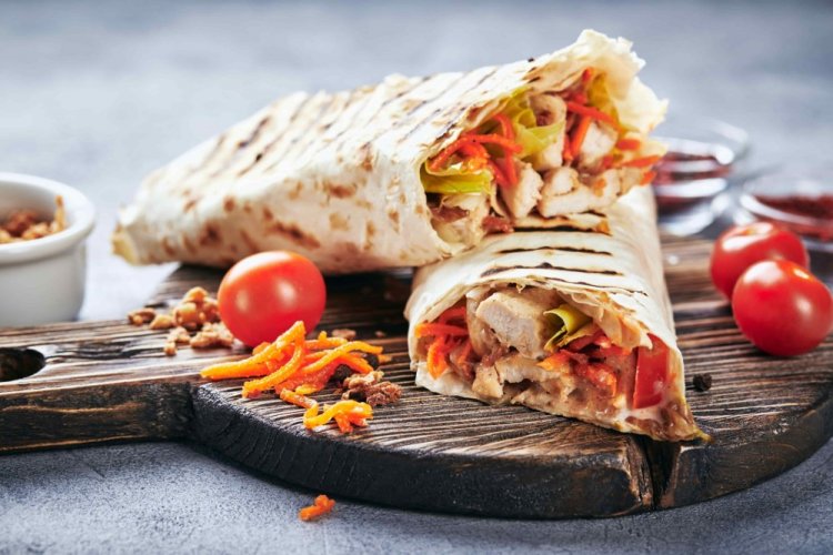Shawarma saludable a la parrilla
