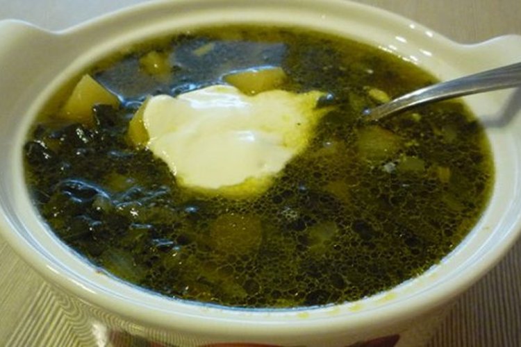 Chicken and Beet Greens Soup