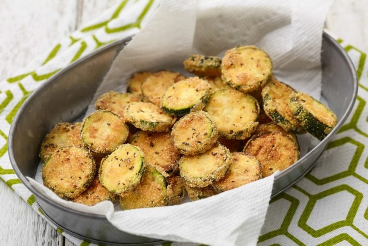 Rice Flour Breaded Zucchini
