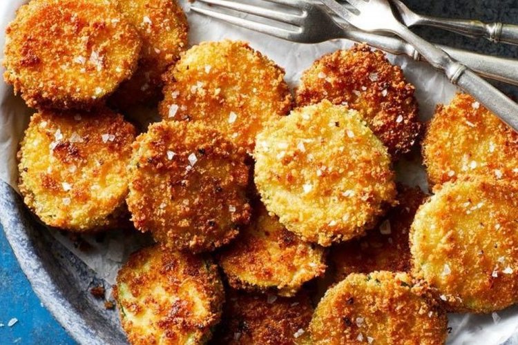 Zucchini Breaded with Oat Flakes