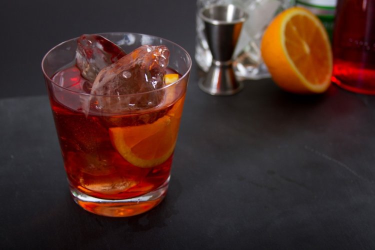 Negroni with Aperol
