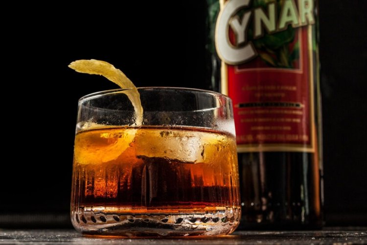 Negroni with Cynar Liqueur
