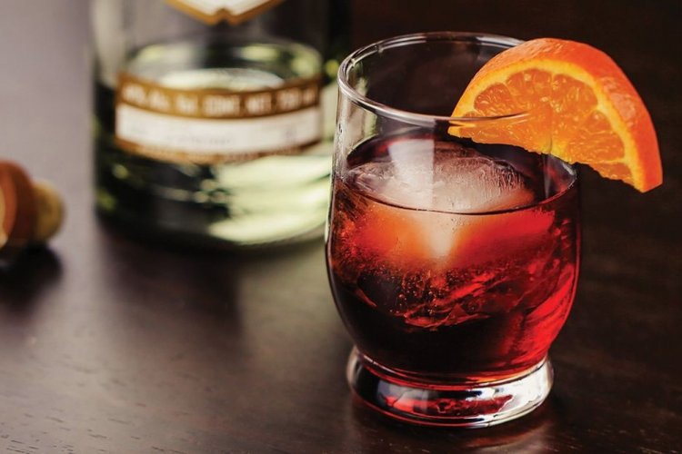 Negroni with Tequila and Mezcal