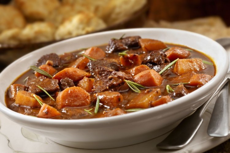Beef and Suillus Mushroom Ragout
