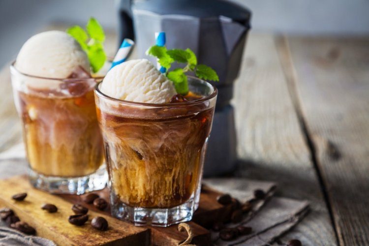 Coffee Cocktail with Ice Cream