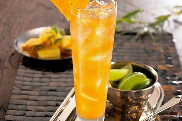Cocktail with Vodka and Dark Rum