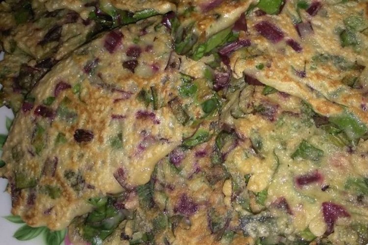 Beet Greens Fritters