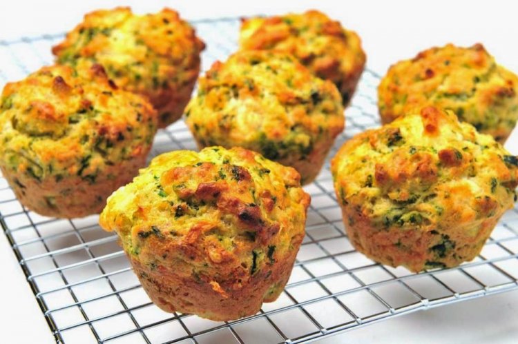 Muffins de requesón con hierbas