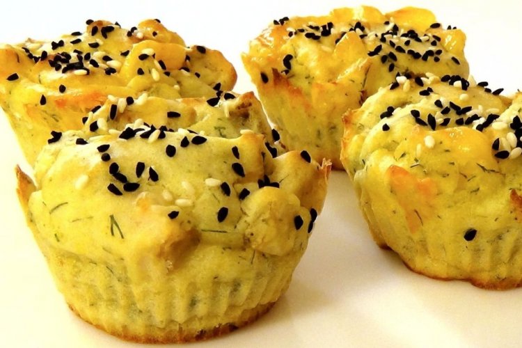 Muffins de requesón con patata