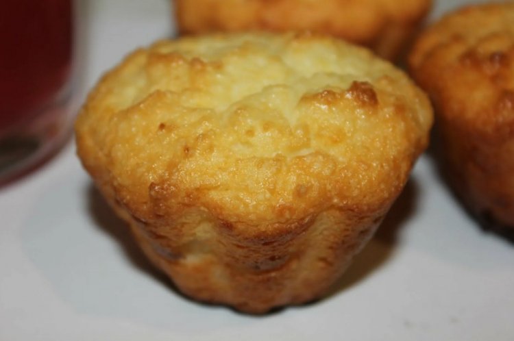 Muffins de requesón en el microondas