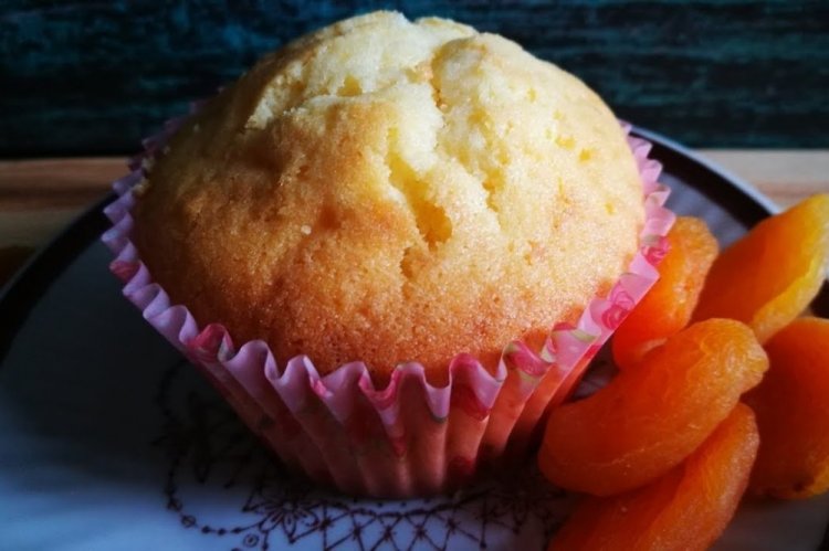 Muffins de requesón con frutas secas