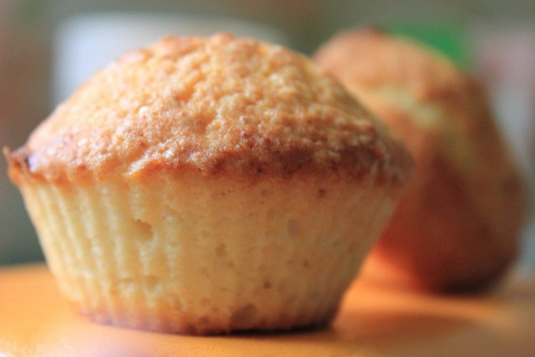 Muffins de requesón con harina de arroz