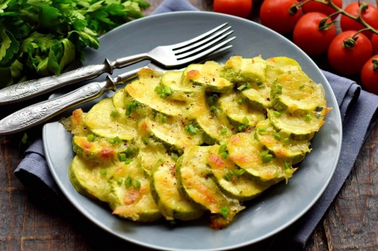 Baked Zucchini with Mozzarella