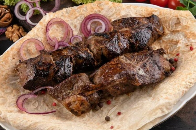 Beef Liver Skewers with Vinegar Marinade