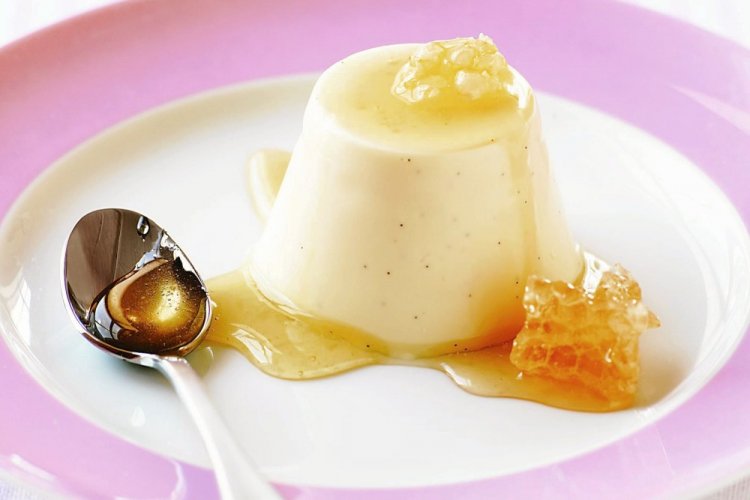 Panna cotta de almendras
