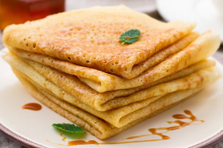 Choux Pastry Healthy Pancakes with Kefir