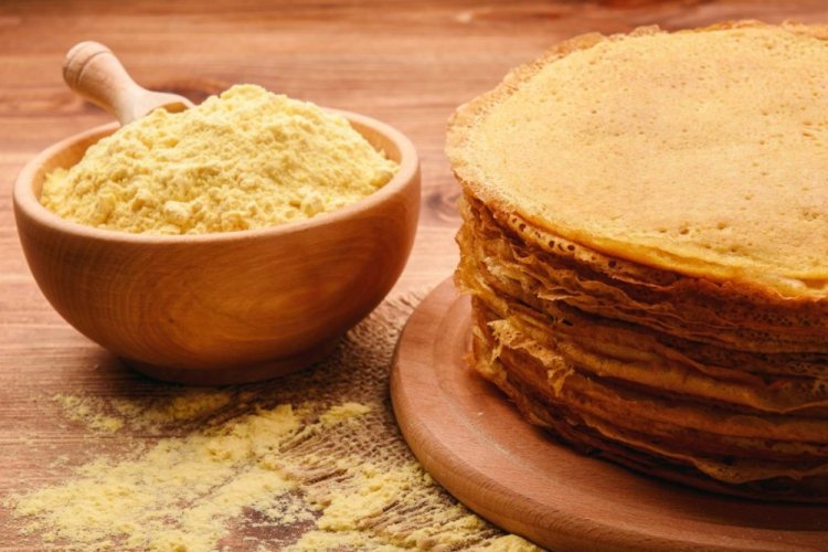 Healthy Corn Flour Pancakes