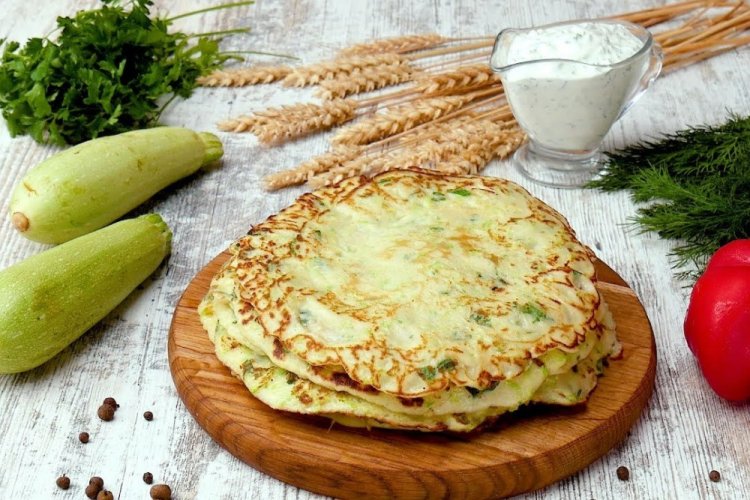 Zucchini Healthy Pancakes