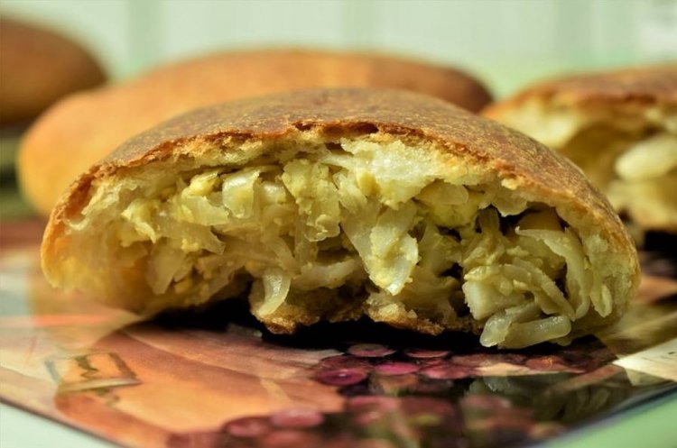 Relleno de col y cebolla