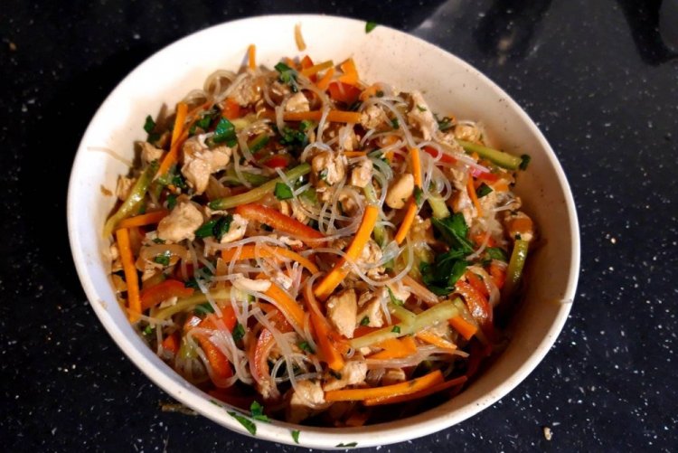 Funchoza Dressing with Cilantro