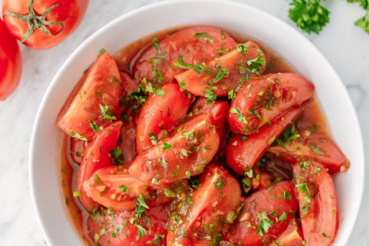 Tomates al estilo coreano