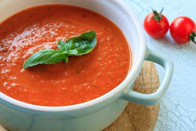 Tomato Puree Soup from Canned Tomatoes