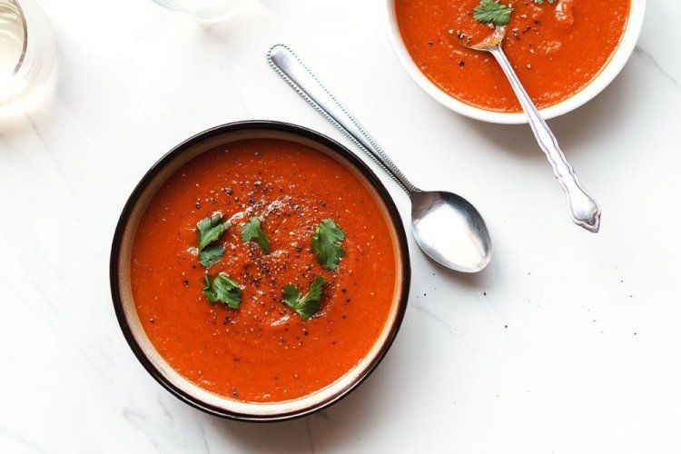 Roasted Tomato Puree Soup