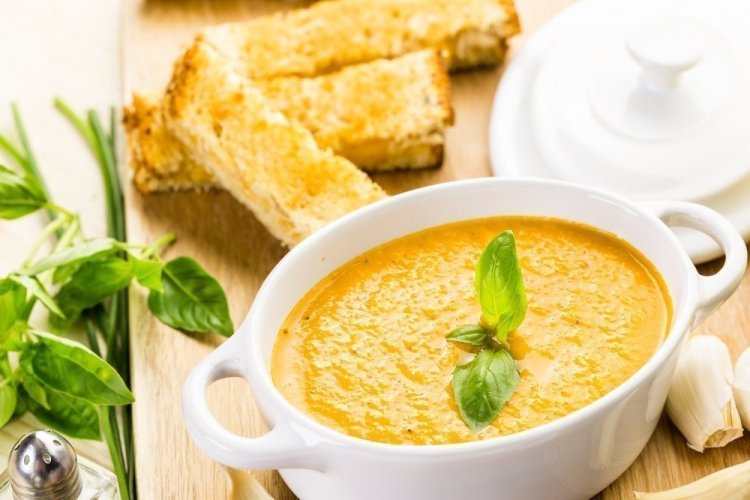 Yellow Tomato Puree Soup