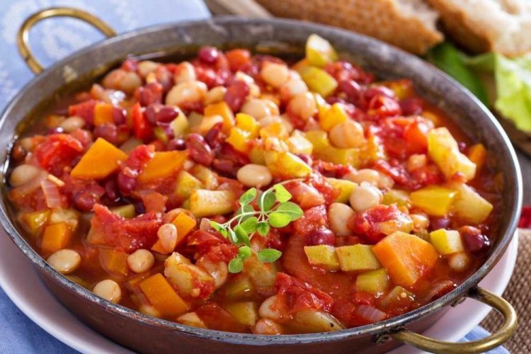 Vegetable Stew with Beans Without Potatoes