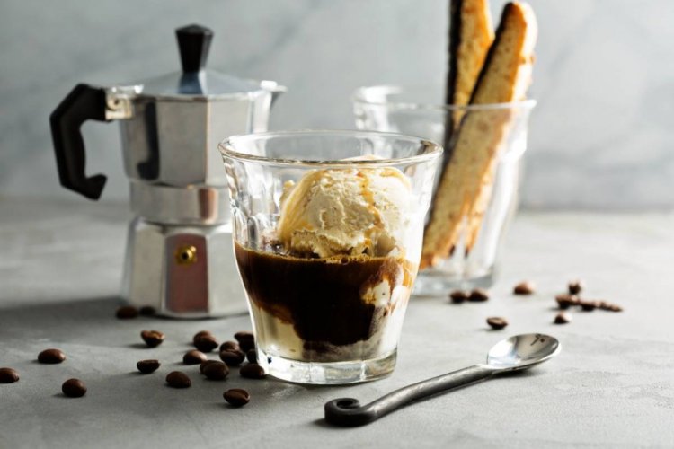 Affogato with Cognac