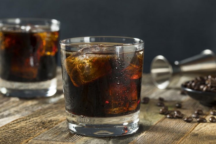 Coffee Cocktail with Cognac and Cola