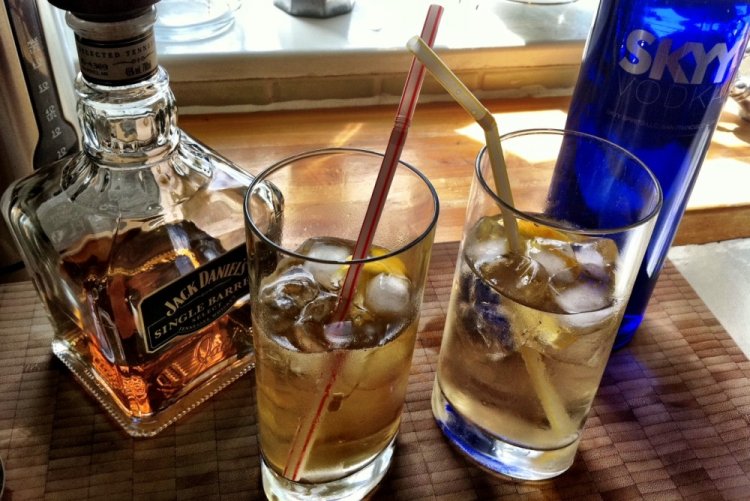 Cognac and Vodka Cocktail