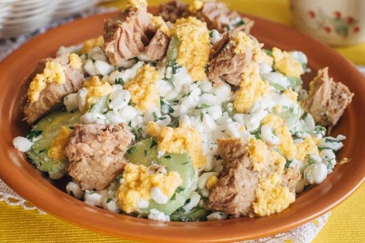 Healthy Cottage Cheese and Tuna Salad