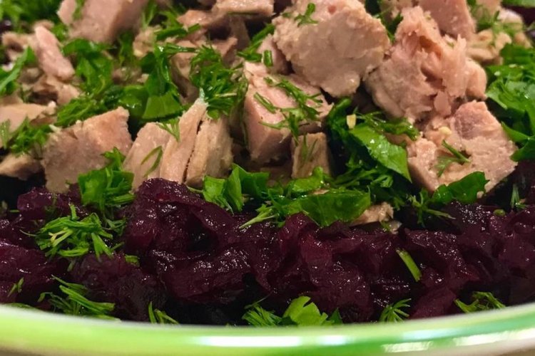 Healthy Beet and Tuna Salad
